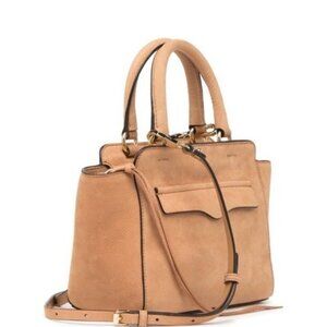 Rebecca Minkoff Suede Nude Mini Tote Bag